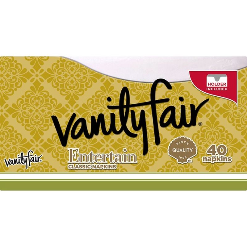 Vanity Fair Classic Napkins Entertain 40 Ct Instacart