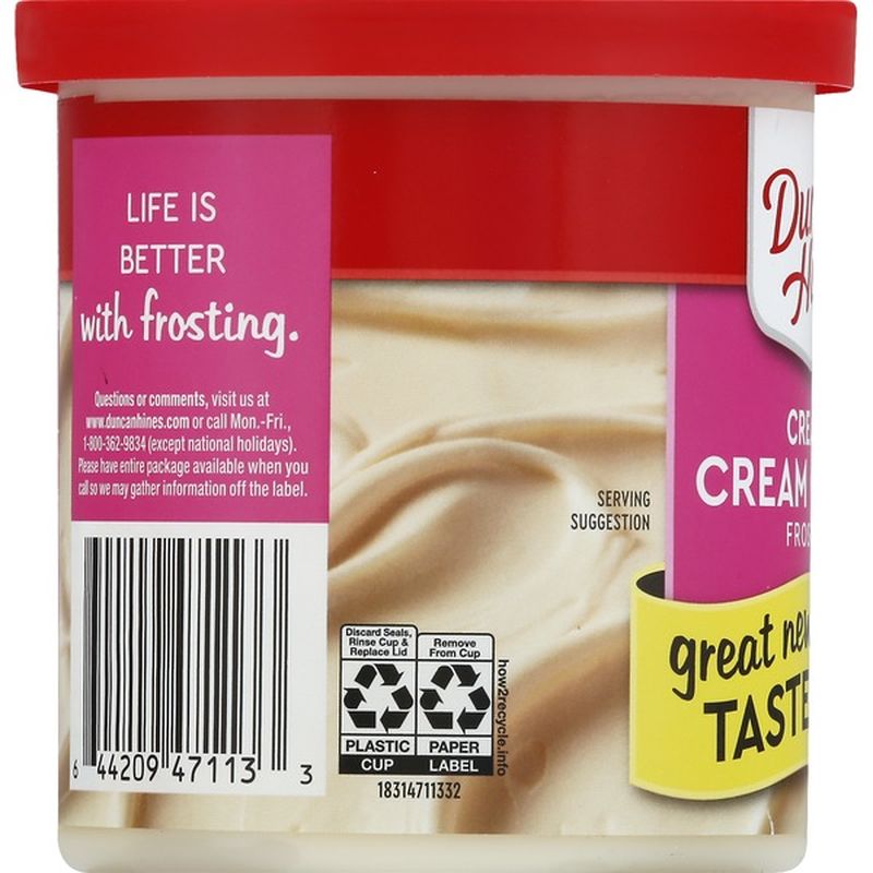 Duncan Hines Frosting, Cream Cheese, Creamy (16 oz) Instacart