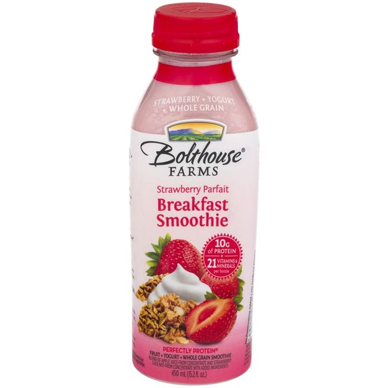 Bolthouse Farms Breakfast Smoothie, Strawberry Parfait (15.2 fl oz