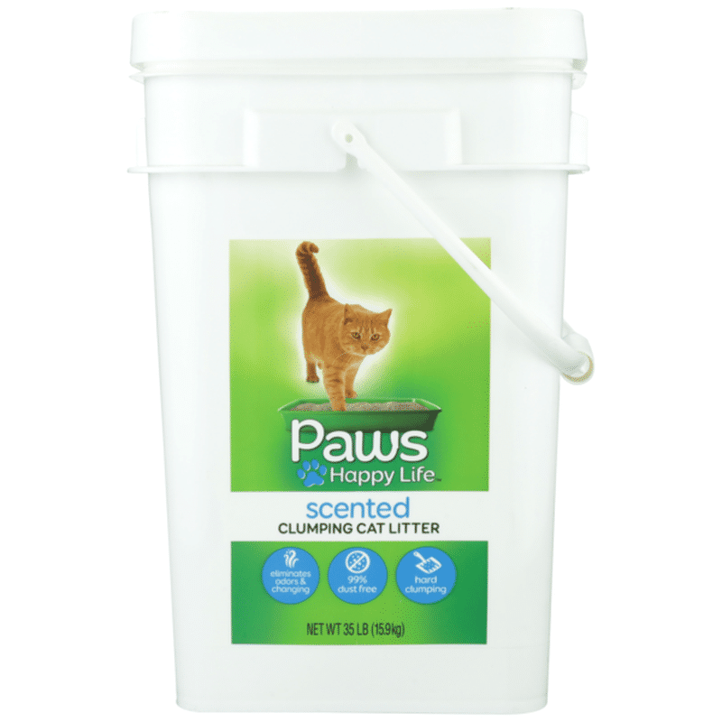Paws Happy Life Clumping Cat Litter, Scented (35 lb) Instacart