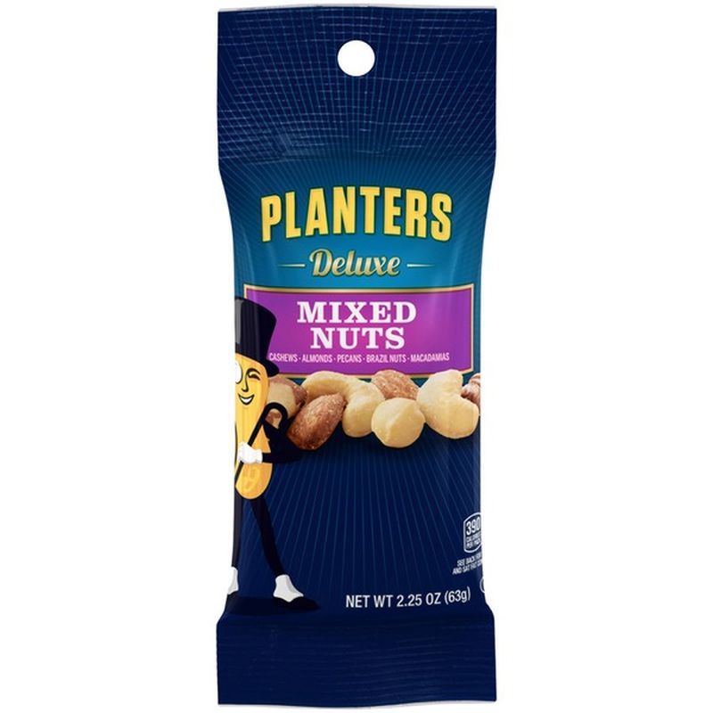 Planters Deluxe Mixed Nuts with Macadamia Nuts (2.25 oz) Instacart