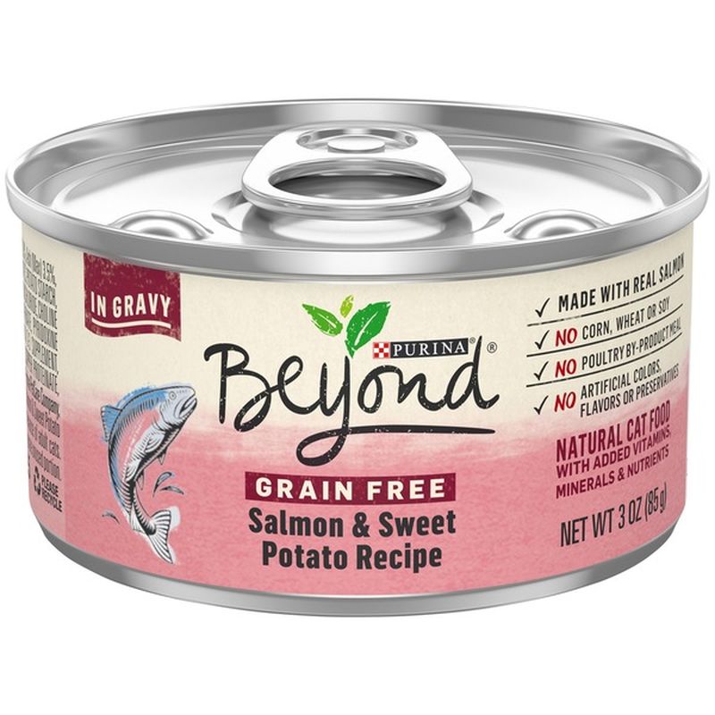 Purina Beyond Grain Free Salmon & Sweet Potato Recipe in Gravy Cat Food