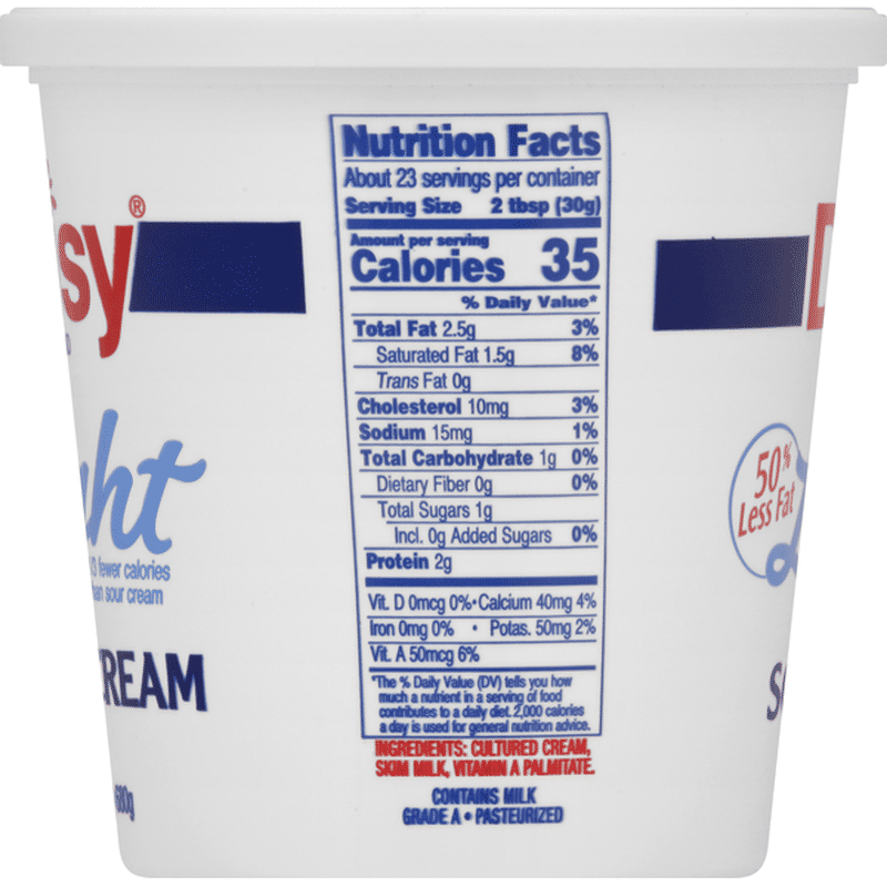 Daisy Sour Cream, Light (24 oz) Instacart