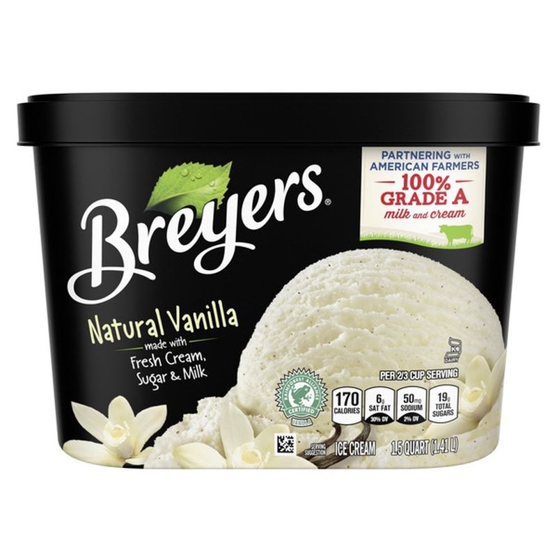 Breyers Ice Cream Natural Vanilla