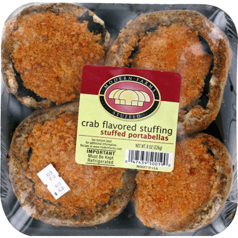 Giorgio Portabella Mushrooms Stuffed With Crab