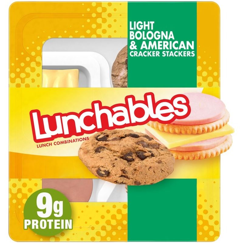 Lunchables Bologna & American With Chocolate Chip Cookies Convenience