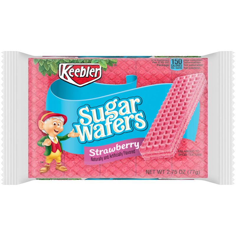 Keebler - Sugar Wafers Cookies Strawberry (2.75 oz) Delivery or Pickup ...