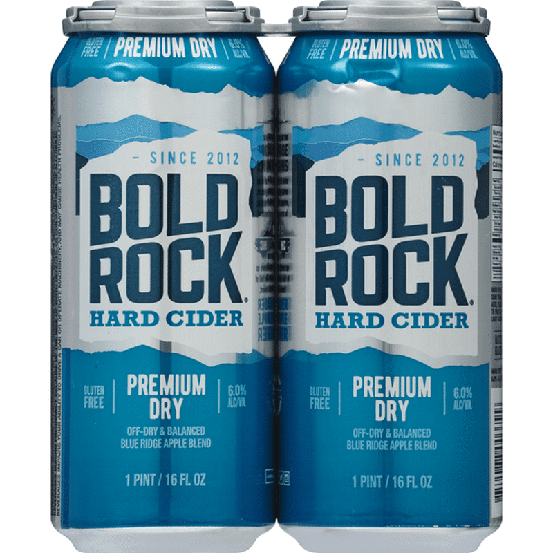Bold Rock Hard Cider, Premium Dry (16 fl oz) Instacart