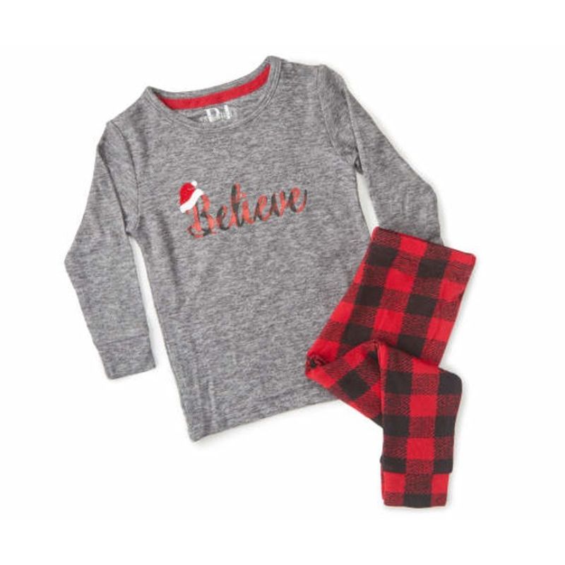 buffalo check infant pajamas