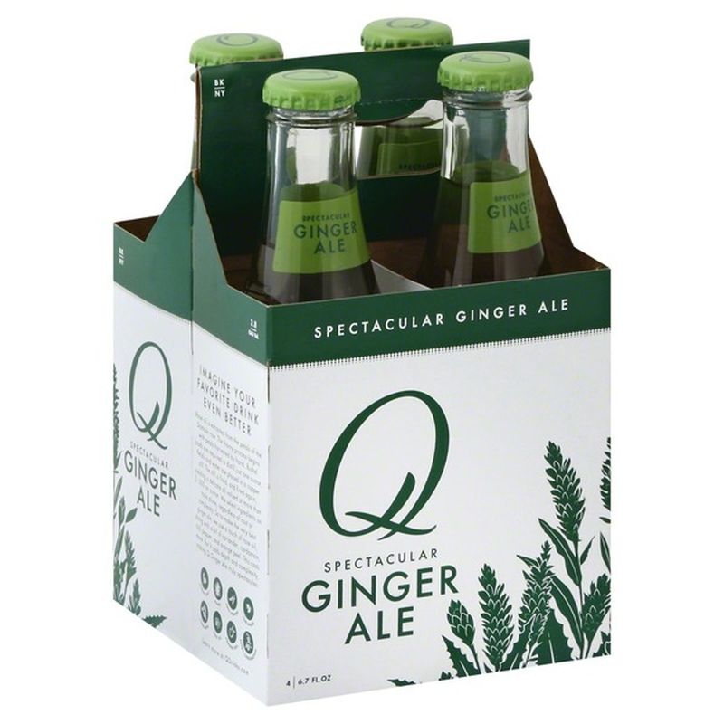 Q Ginger Ale, Spectacular, 4 Pack (7.5 fl oz) - Instacart