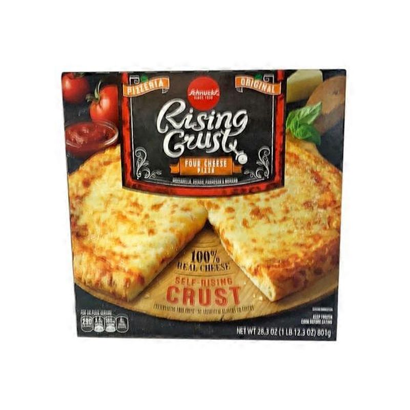 Schnucks Four Cheese Mozzarella, Asiago, Parmesan & Romano Pizza (28.3