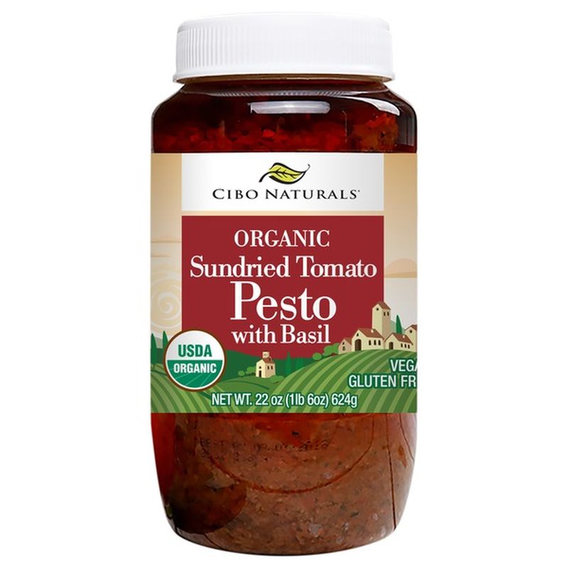 Cibo Organic Sundried Tomato Pesto (23 oz) Instacart
