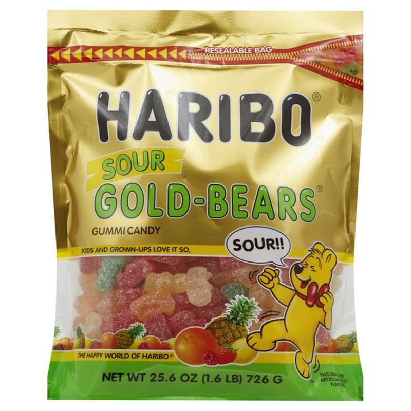 Haribo Gold-Bears Gummi Candy Sour (25.6 Oz) From Stop & Shop - Instacart