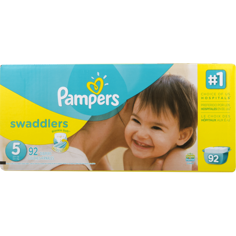 Pampers Swaddlers Diapers Size Diapers (92 ct) Delivery or Pickup Near