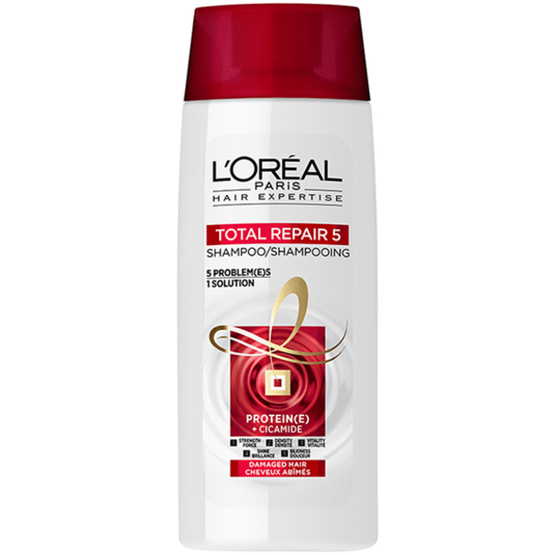 L'Oreal Hair Expertise Total Repair 5 Shampoo (89 ml) - Instacart