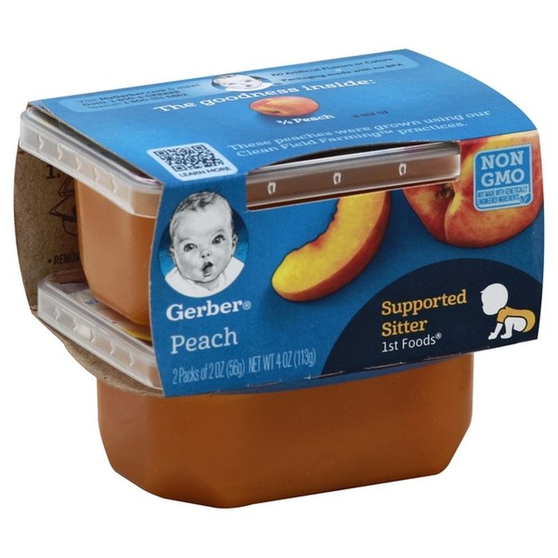 Gerber 1st Foods Peach Baby Food (4 oz) from Lucky Supermarkets - Instacart