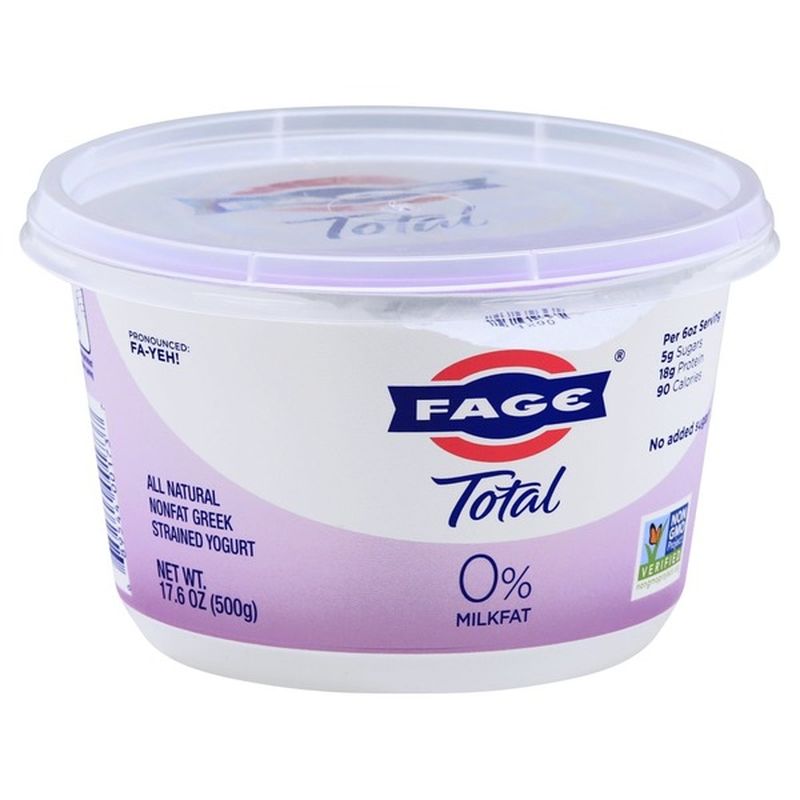 Fage Total Greek Strained Yogurt (17.6 oz) from ShopRite Instacart