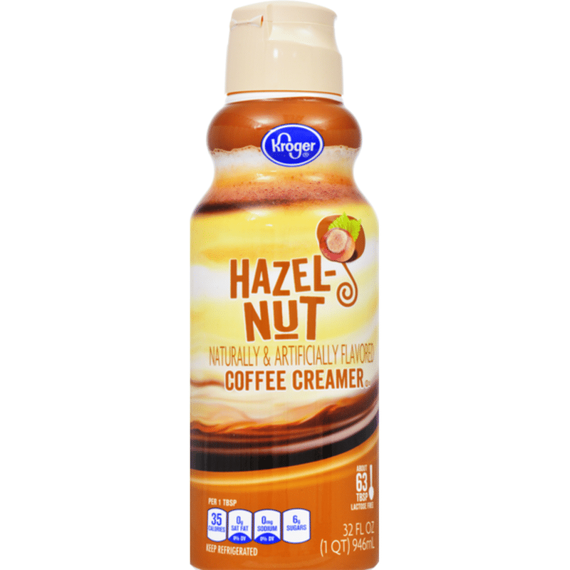Kroger Coffee Creamer, Hazelnut (32 fl oz) from Ralphs Instacart