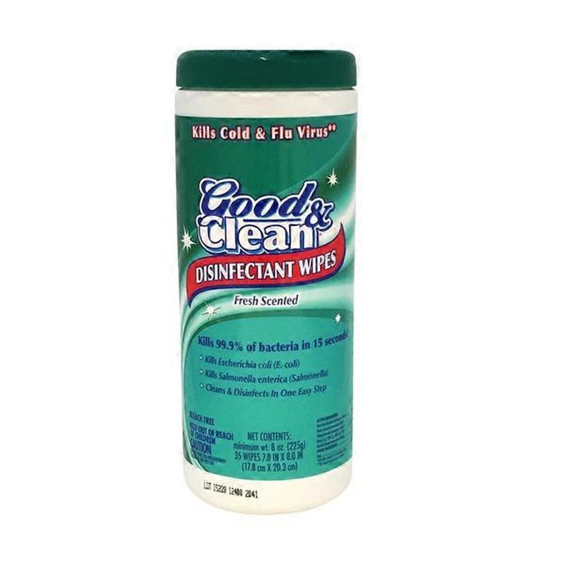 Good & Clean Disinfectant Wipes, Fresh Scented (35 ct) Instacart