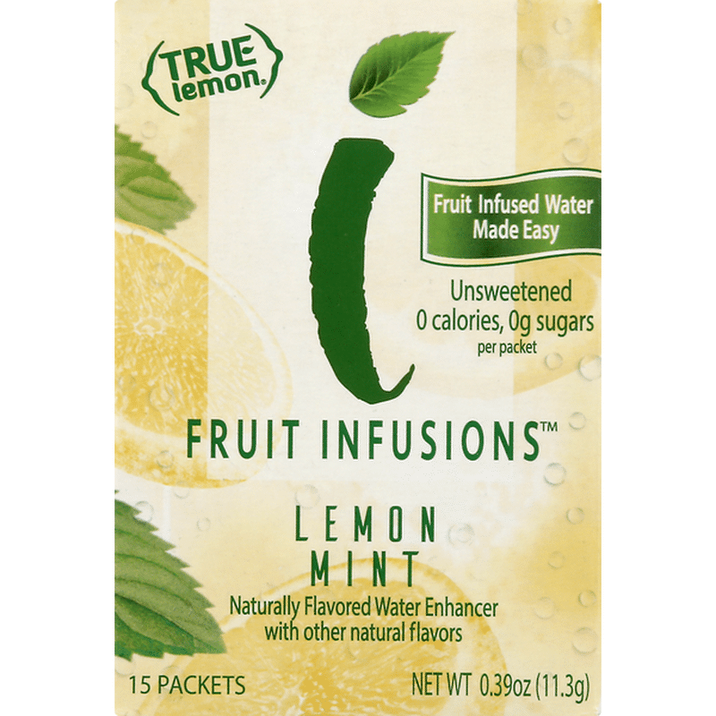 True Lemon Water Enhancer, Lemon Mint (15 each) Instacart