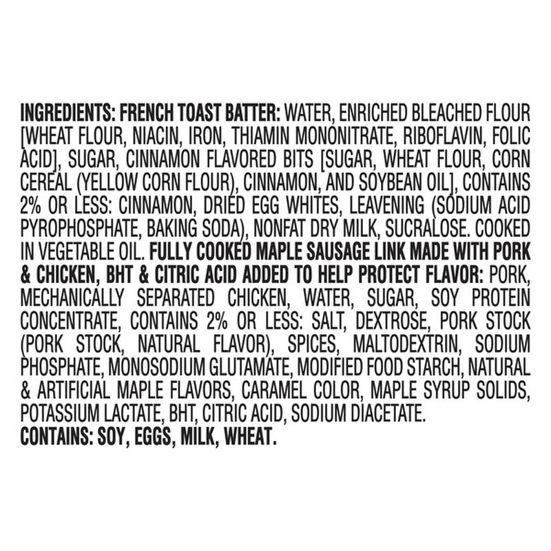 Jimmy Dean French Toast and Sausage on a Stick, Cinnamon, Frozen (12 ct