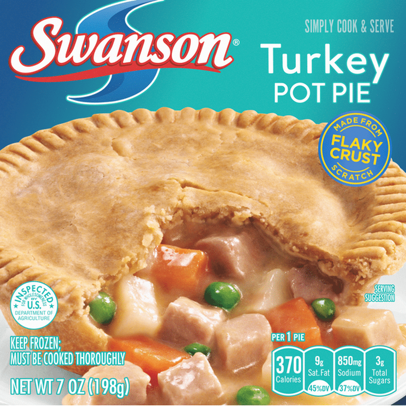 Swanson's Pot Pie, Turkey (7 oz) - Instacart