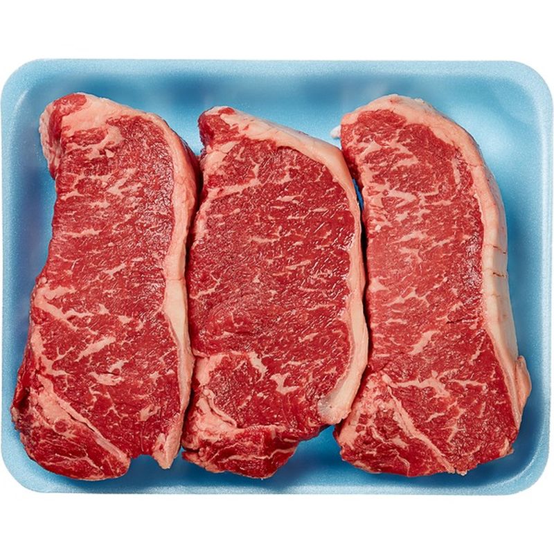 Kirkland Signature USDA Prime Beef Loin New York Steak (per lb) Instacart