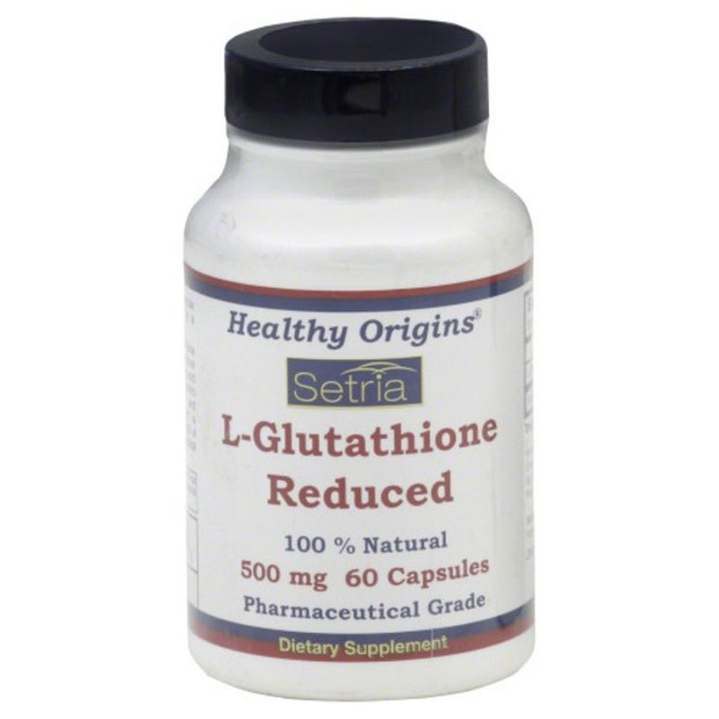 Healthy Origins Setria L Glutathione Reduced 500 Mg Caplets 60 Ct Instacart