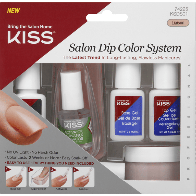 Kiss Color System Kit, Salon Dip, Liaison KSDS01 (1 each) - Instacart