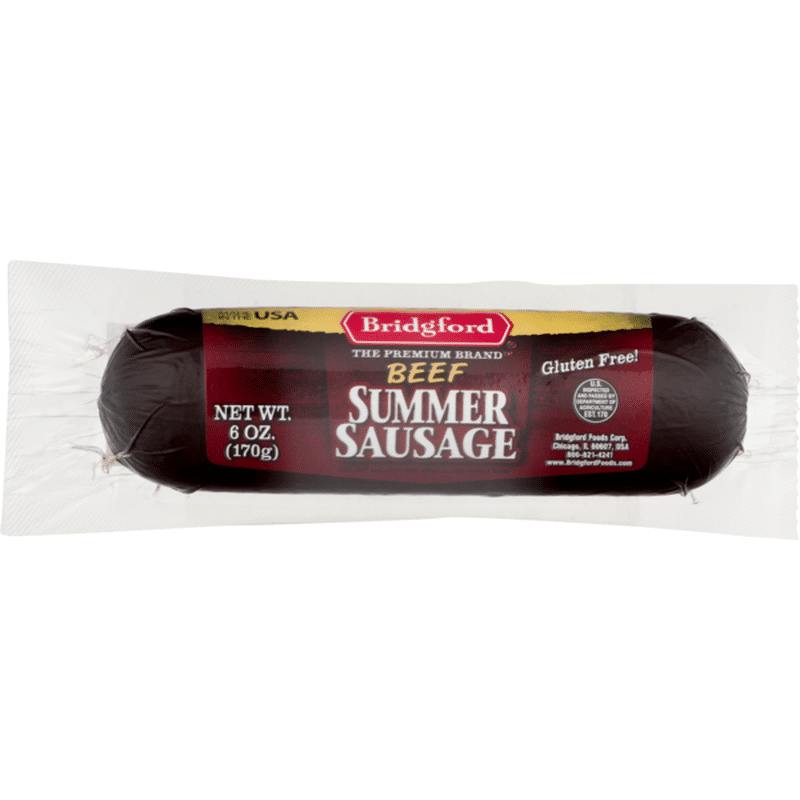 Bridgford Summer Sausage Beef (6 oz) Instacart