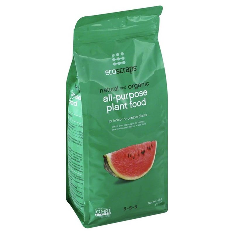 Ecoscraps Plant Food, Natural and Organic, AllPurpose, 555 (4 lb