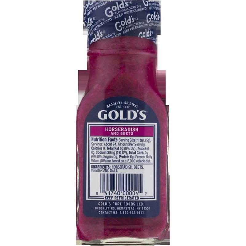 Gold's Horse Radish, and Beets, Prepared (6 oz) Instacart