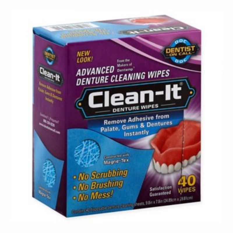 CleanIt Denture Wipes 40 CT (40 ct) Instacart