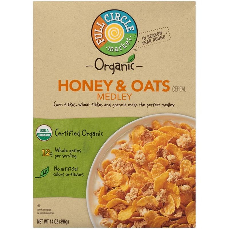 Full Circle Honey & Oats Medley Cereal (14 oz) Instacart