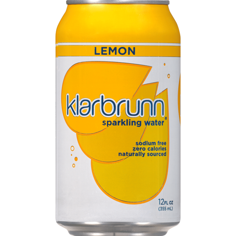 Klarbrunn Sparkling Water, Lemon (12 oz) Instacart