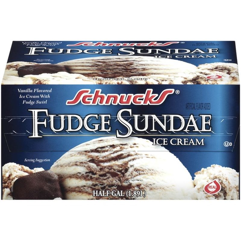 Schnucks Fudge Sundae Ice Cream (0.5 gal) Delivery or Pickup Near Me
