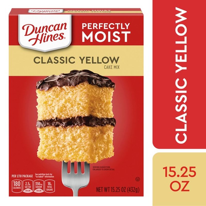 Duncan Hines Cake Mix, Classic Yellow (15.25 oz) Instacart