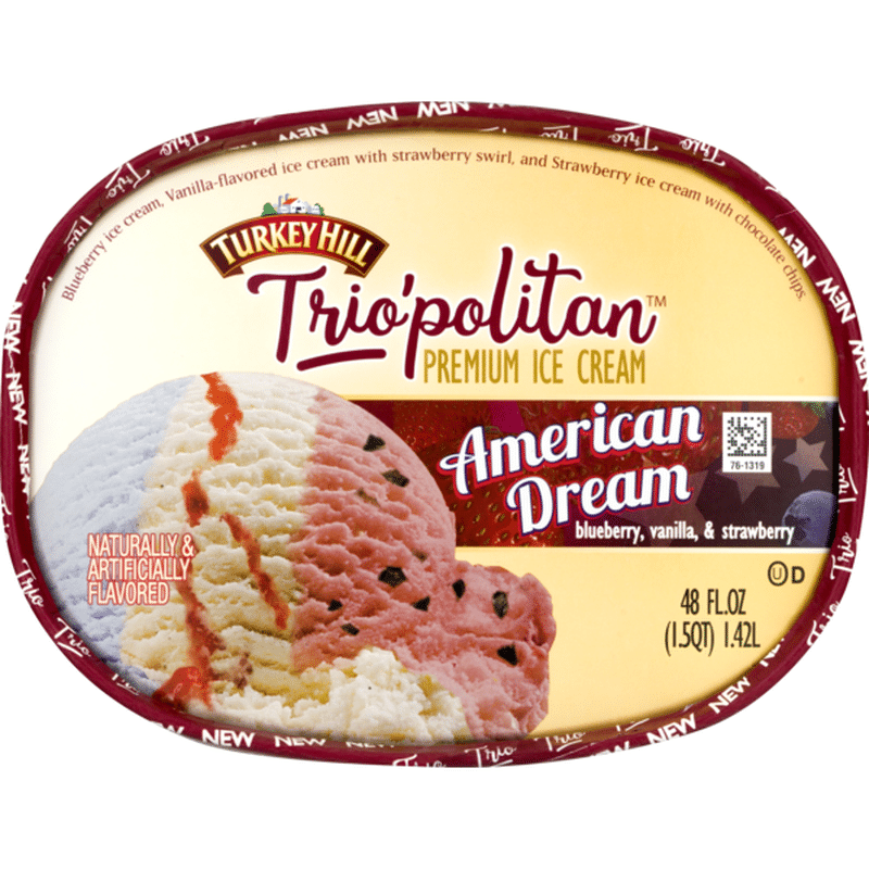 Turkey Hill Triopolitan American Dream Ice Cream (48 fl oz) Instacart