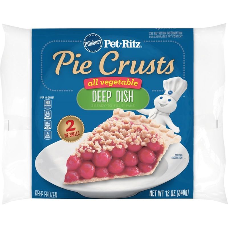Pillsbury Pie Crusts All Vegetable Deep Dish 12 Oz Instacart