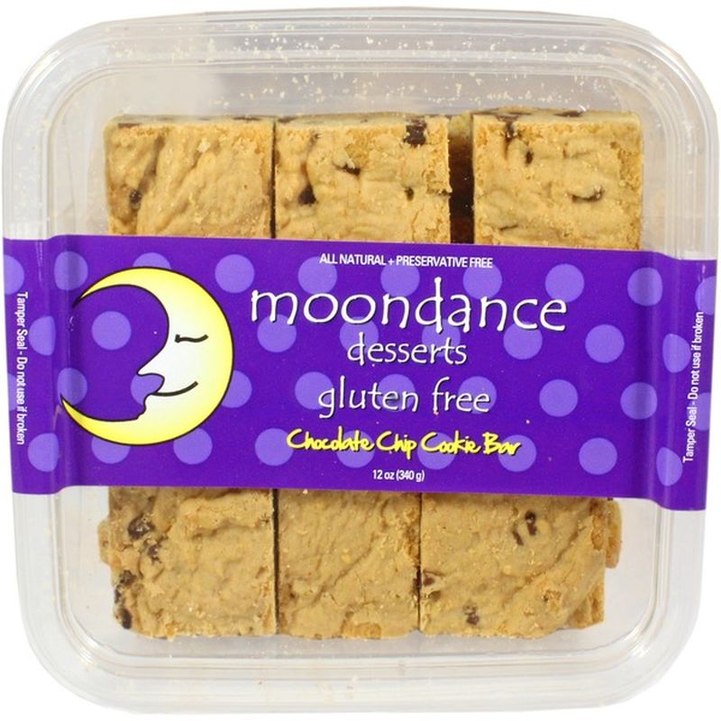 Moondance Dessert Gluten Free Chocolate Chip Cookie Bar