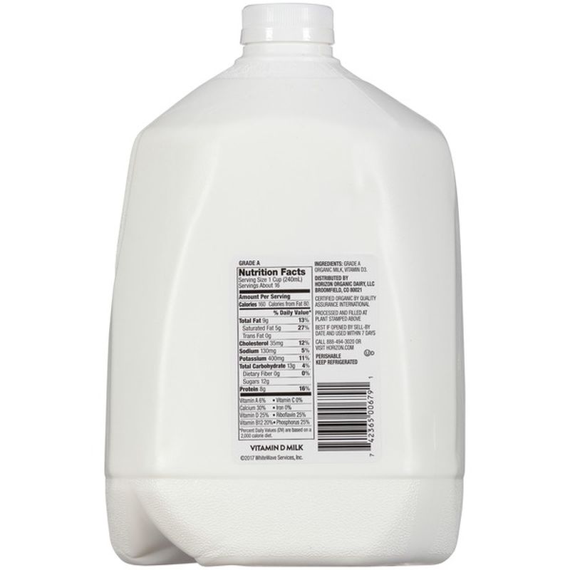 Horizon Organic Whole High Vitamin D Milk