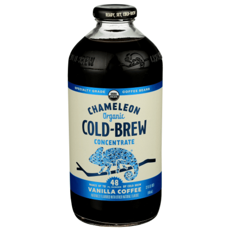 Chameleon Cold Brew Organic Vanilla Flavored Cold Brew Coffee ...