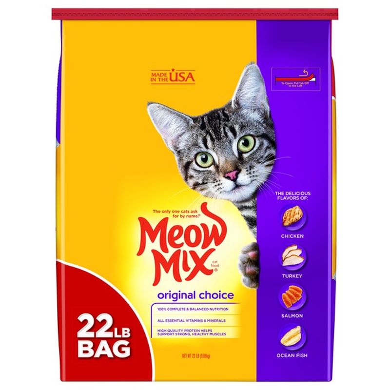walmart meow mix 22 lb bag
