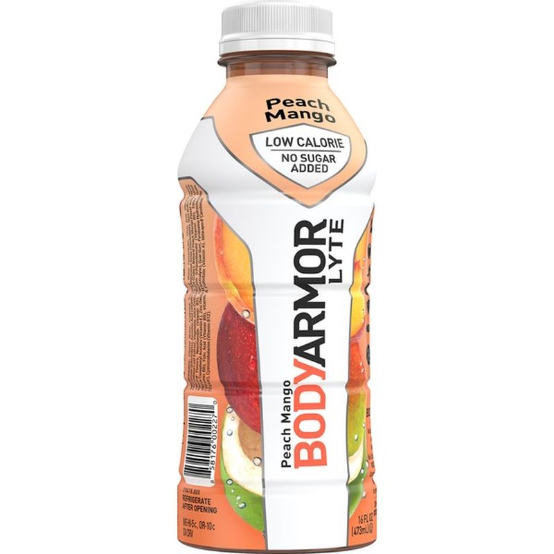 BodyArmor Sports Drink, Low Calorie, Peach Mango (16 oz) from Sprouts