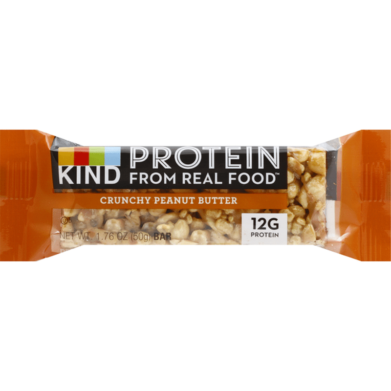KIND Protein Bar, Crunchy Peanut Butter (1.76 oz) from ShopRite Instacart