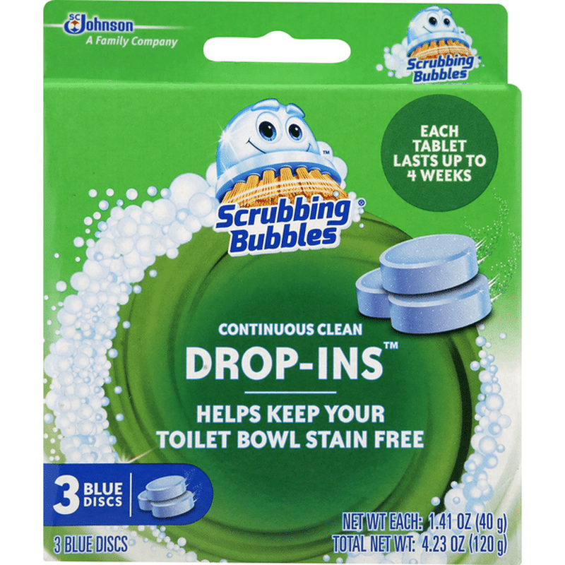 Scrubbing Bubbles Toilet Cleaning Tablets, Continuous Clean (3 each