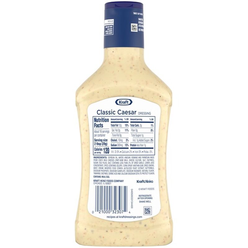 Kraft Classic Caesar Salad Dressing (16 Fl Oz) - Instacart