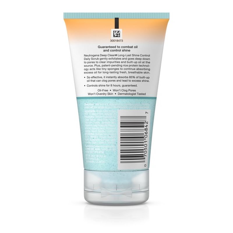 Neutrogena® Deep Clean Long-Last Shine Control Daily Scrub (4.2 fl oz ...