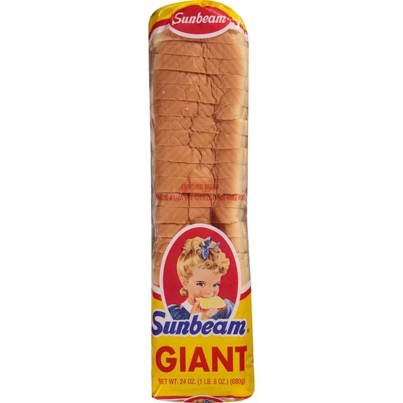 Sunbeam Giant Enriched Bread (24 oz) Instacart