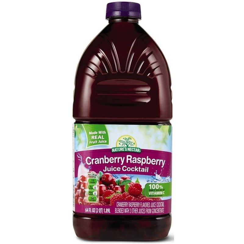 Nature's Nectar Cranberry Raspberry Juice Cocktail (64 fl oz) from ALDI